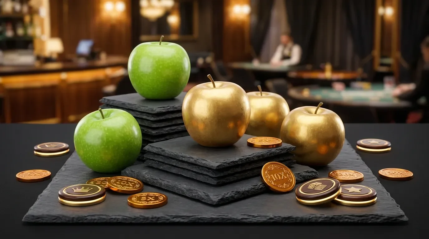 1xBet Apple of Fortune ဆော့နည်း၊ ပေါက်ကြေးများနှင့် လိမ်လည်မှု သတိပေးချက်