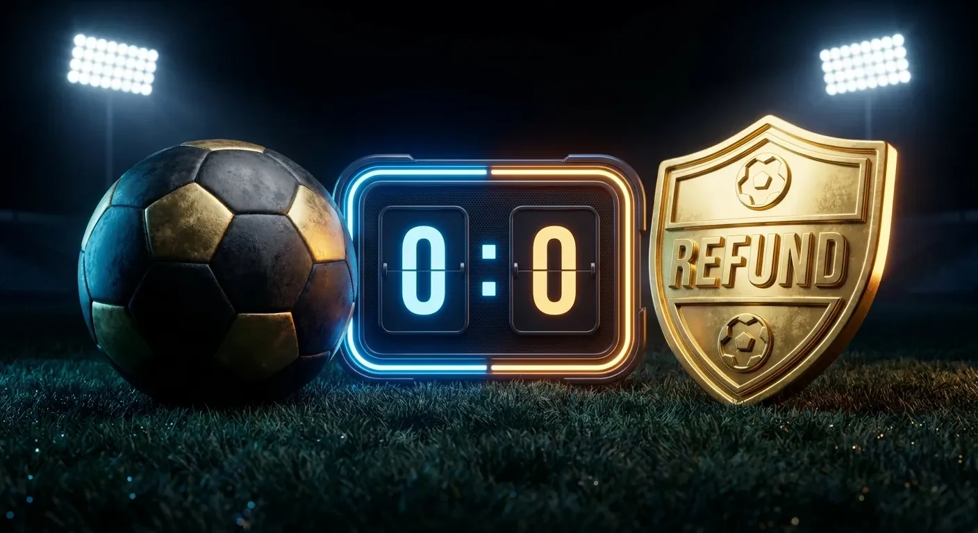 1xBet Goalless Football - ပထမပိုင်း 0-0 ကျရင် 100% ပြန်အမ်းငွေ ယူနည်း